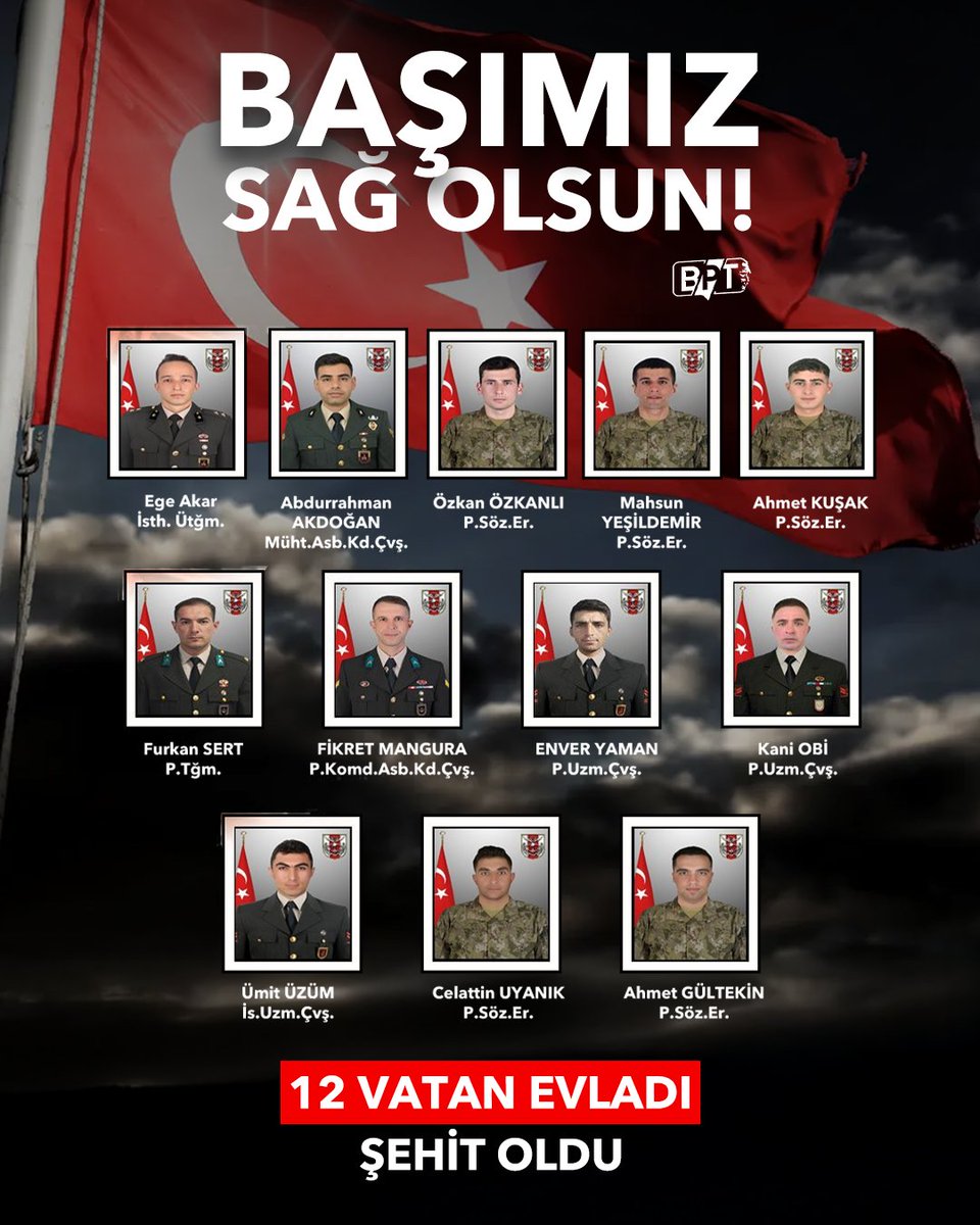 Başımız sağ olsun🇹🇷