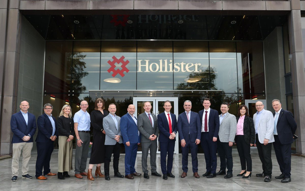 Alan Dillon (@alan_dillon) on Twitter photo 🟩🟥Major news for Mayo.
Delighted to announce a €80 million investment by Hollister in Ballina, creating 50+ new jobs and transforming the site into a global R&D and digital innovation hub.
Thanks to <a href="/HollisterInc/">Hollister Incorporated</a> <a href="/IDAIRELAND/">IDA Ireland</a> Min <a href="/peterburkefg/">Peter Burke</a> for all their support. 🟩🟥Major news for Mayo.
Delighted to announce a €80 million investment by Hollister in Ballina, creating 50+ new jobs and transforming the site into a global R&D and digital innovation hub.
Thanks to <a href="/HollisterInc/">Hollister Incorporated</a> <a href="/IDAIRELAND/">IDA Ireland</a> Min <a href="/peterburkefg/">Peter Burke</a> for all their support.