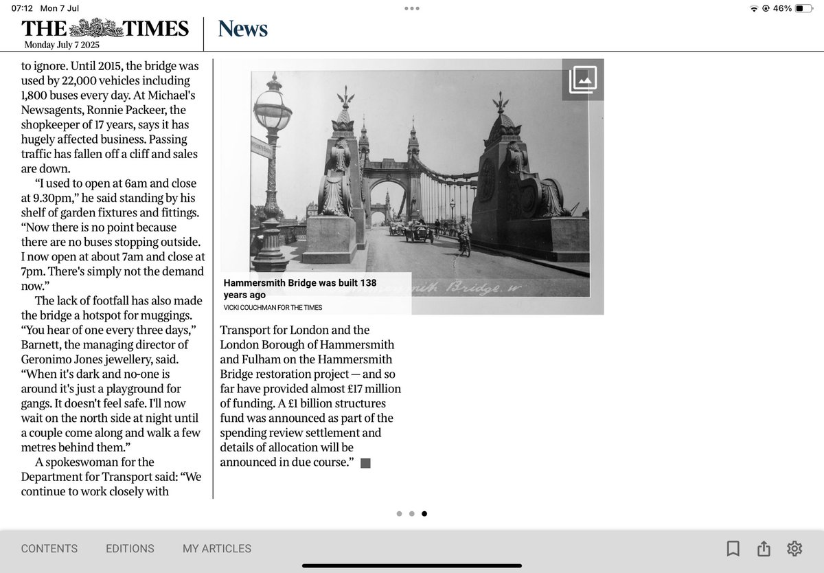 CameraTraffic's tweet image. It’s not just @SadiqKhan, @StephenCowan @LBHF do not want this bridge reopened. It’s quite simple, if you want Hammersmith Bridge reopened switch your Labour vote to @HFConsCllrs or @reformparty_uk in the election next year.