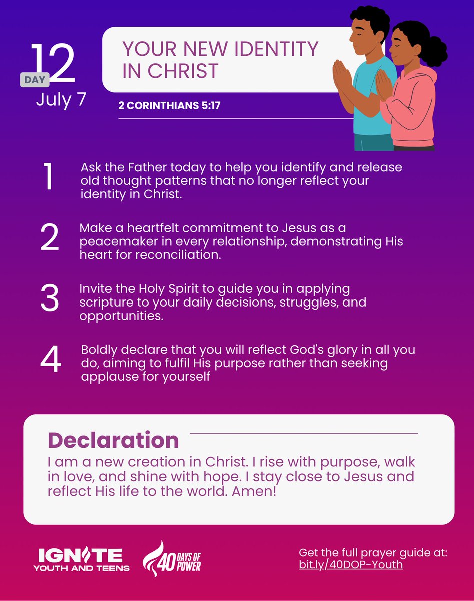 40 Days of Power
- Day 12

#40DaysOfPower
#WeAreICGC
#40DOP