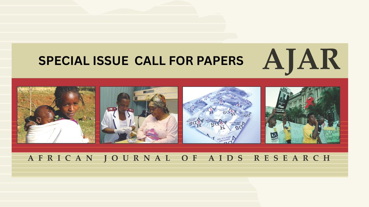NISC (Pty) Ltd (@nisc_pub) on Twitter photo The African Journal of AIDS Research (AJAR) will publish a special issue addressing the impact of HIV/AIDS funding cuts on research and interventions. Read more about the theme and submission details here: bit.ly/3Gc8Bhr
<a href="/TandF_Africa/">T&F Africa</a> #AIDSresearch #AIDSFunding The African Journal of AIDS Research (AJAR) will publish a special issue addressing the impact of HIV/AIDS funding cuts on research and interventions. Read more about the theme and submission details here: bit.ly/3Gc8Bhr
<a href="/TandF_Africa/">T&F Africa</a> #AIDSresearch #AIDSFunding
