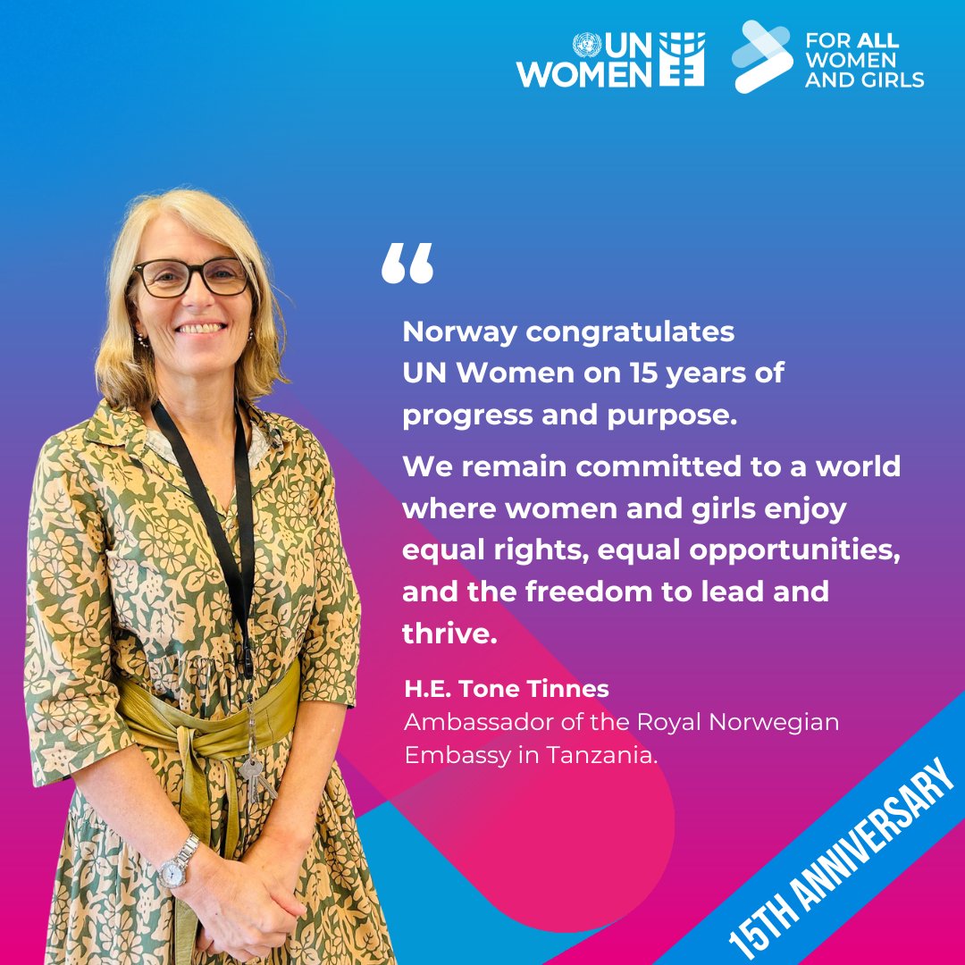 🇳🇴 Norway has been a steadfast champion for #GenderEquality in 🇹🇿 and globally.

Through support to the WPS agenda, #JPRWEE and the Zanzibar Joint Programme, Norway has helped to advance women’s rights, economic empowerment and an end to GBV, building a future where every woman