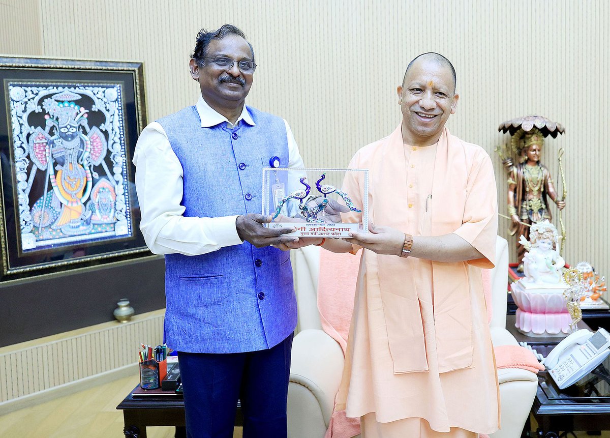Had a courtesy meeting with Dr. V. Narayanan, Secretary, Department of Space, Chairman, Space Commission and Chairman, <a href="/isro/">ISRO</a>.

Wished him and his team continued success in their efforts to take India’s space capabilities to greater heights.
