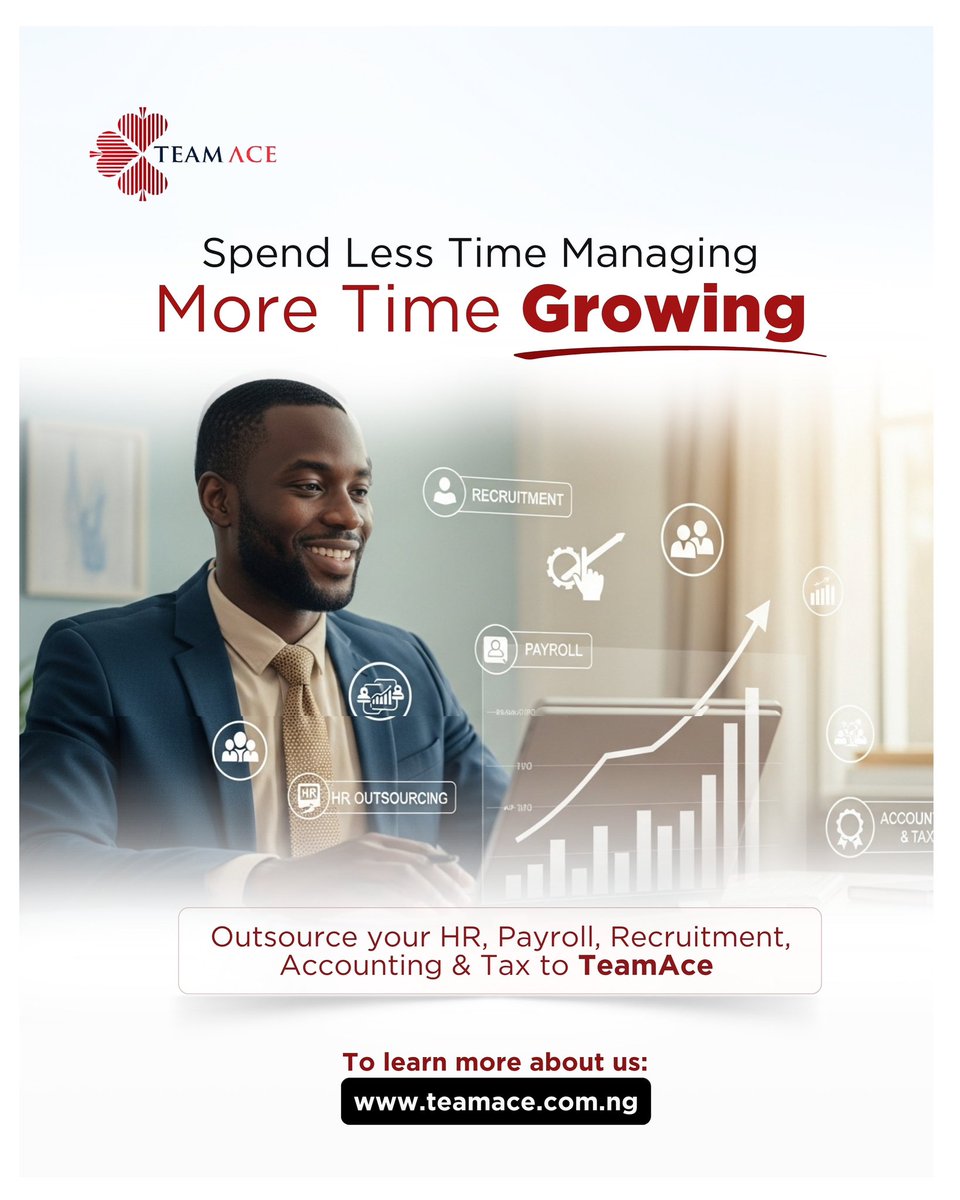 TeamAce_HQ's tweet image. TeamAce helps you do less, and achieve more, From recruitment to payroll, HR to tax management.

Let us handle the backend, so you can focus on scaling your business.

Start the week right, outsource with TeamAce.

#teamace #smartoutsourcing #payrollmanagement #MondayMotivation