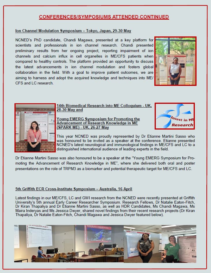 NCNEDResearch's tweet image. June Newsletter
The NCNED is pleased to release the latest edition of our newsletter (please see below). #MECFS, #longcovidpatients. #griffithhealth, #MEAction, #megroupaustralia, #GriffithUniversity, #pwlc