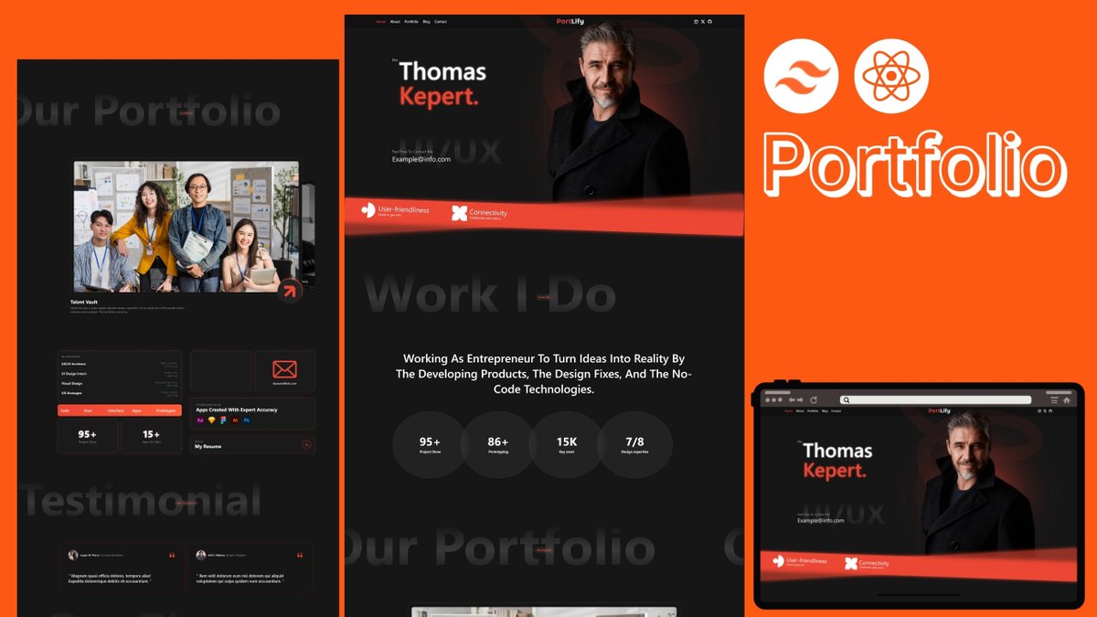 k2infocom's tweet image. Just Launched: Your Next Favorite Template! — buymeacoffee.com/k2infocom/just… 
🚀 New Template Drop !
#ReactTemplate #PortfolioWebsite #FrontendDev #PersonalSite #BeginnerProject #ReactJS #TailwindCSS #WebDev #BuyMeACoffee #DeveloperTools