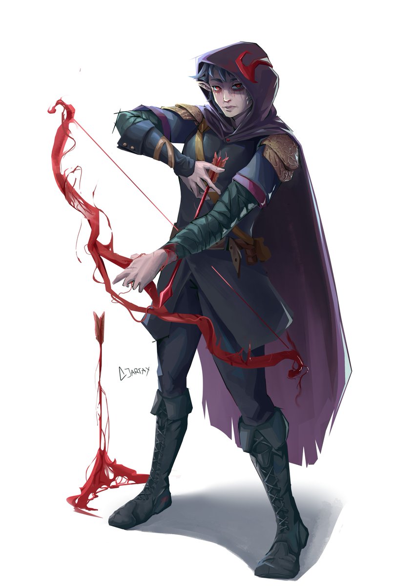 cjartax's tweet photo. bloody archer
#Dndart #characterdesign #vgen https://t.co/BQDCoofuQL