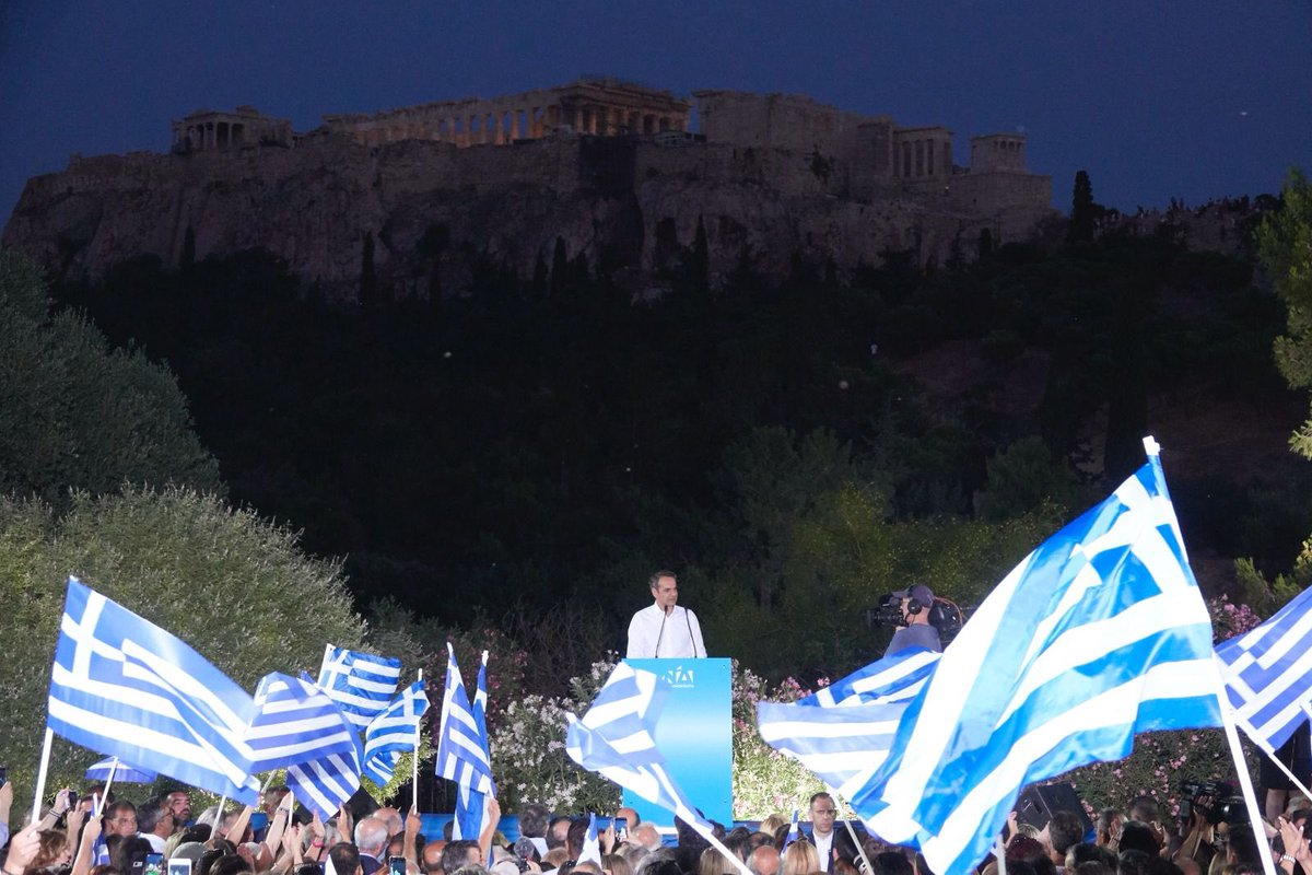 ONNED's tweet image. Σήμερα συμπληρώνονται 6 χρόνια από την πρώτη μεγάλη εκλογική νίκη της @neademokratia το 2019 &amp;amp; του Προέδρου μας @kmitsotakis. 
6 χρόνια που η κυβέρνηση της Νέας Δημοκρατίας κλήθηκε να διαχειριστεί κάθε πιθανή κρίση. 
6 χρόνια που βρισκόμαστε συνεχώς στη σωστή πλευρά της ιστορίας.
