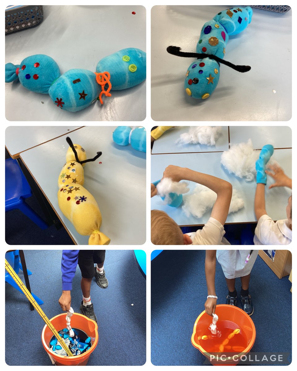 Year 1 have spent this half term creating their very own Tie Dye caterpillars!