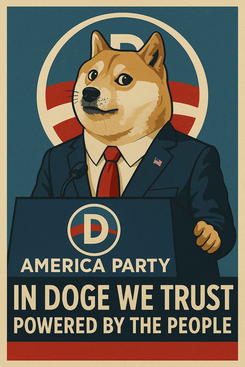 🇺🇸AMERICA PARTY🇺🇸
 Powered by The People