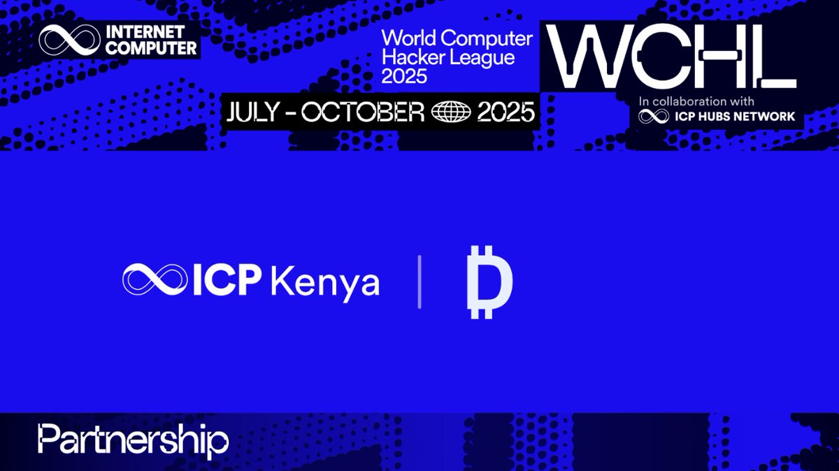 DoxaUSD's tweet photo. 🚨 We’re in.
@DoxaUSD has partnered with @icphub_KE for the World Computer Hacker League 2025 🔥💻
A global ICP-powered hackathon bringing devs together to build what’s next.
We're ready. Are you? 🌍🧠
#WCHL2025 #Doxa #ICPHub #Web3Builders #OnChainDev #InternetComputer https://t.co/pmuff31hza