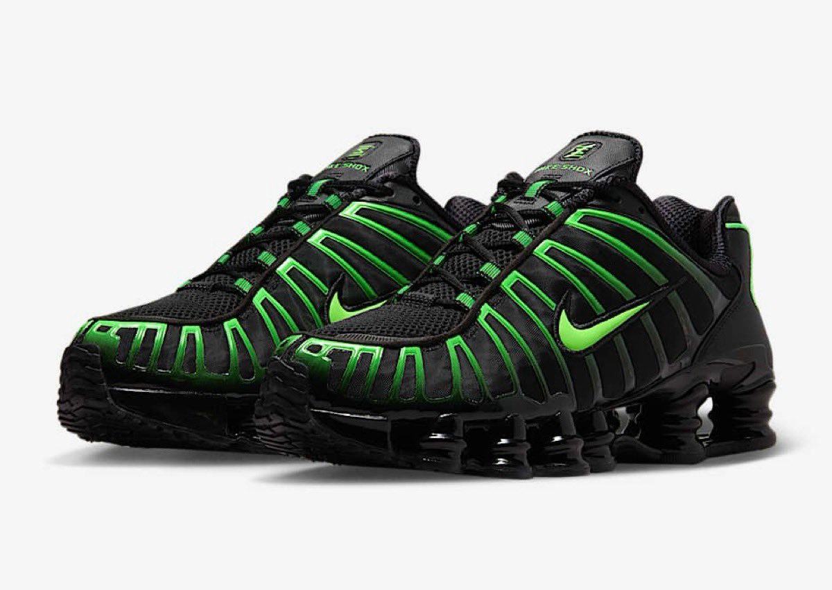 Nike Shox TL “Black and Green Strike”が国内7月12日（土）9:00 より