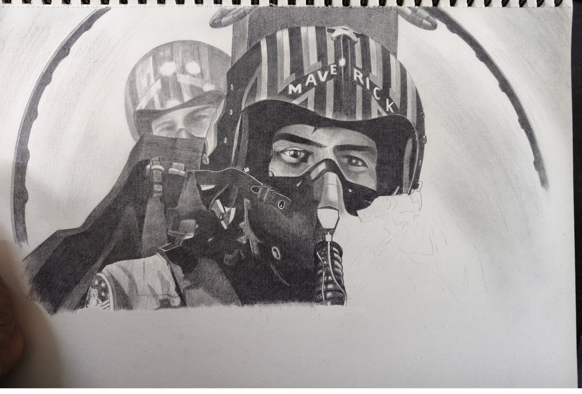RehanSiraj1's tweet image. #Topgun sketch in progress..
A repeat order ... This time.. from Malaysia.
Will be completed soon.
Tower this is ghost rider, requesting a flyby!!
#pencilsketch #topgunmovie #art