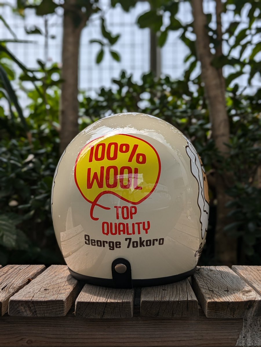 □100%WOOL君 オリジナル ジェットヘルメット / 世田谷ベース