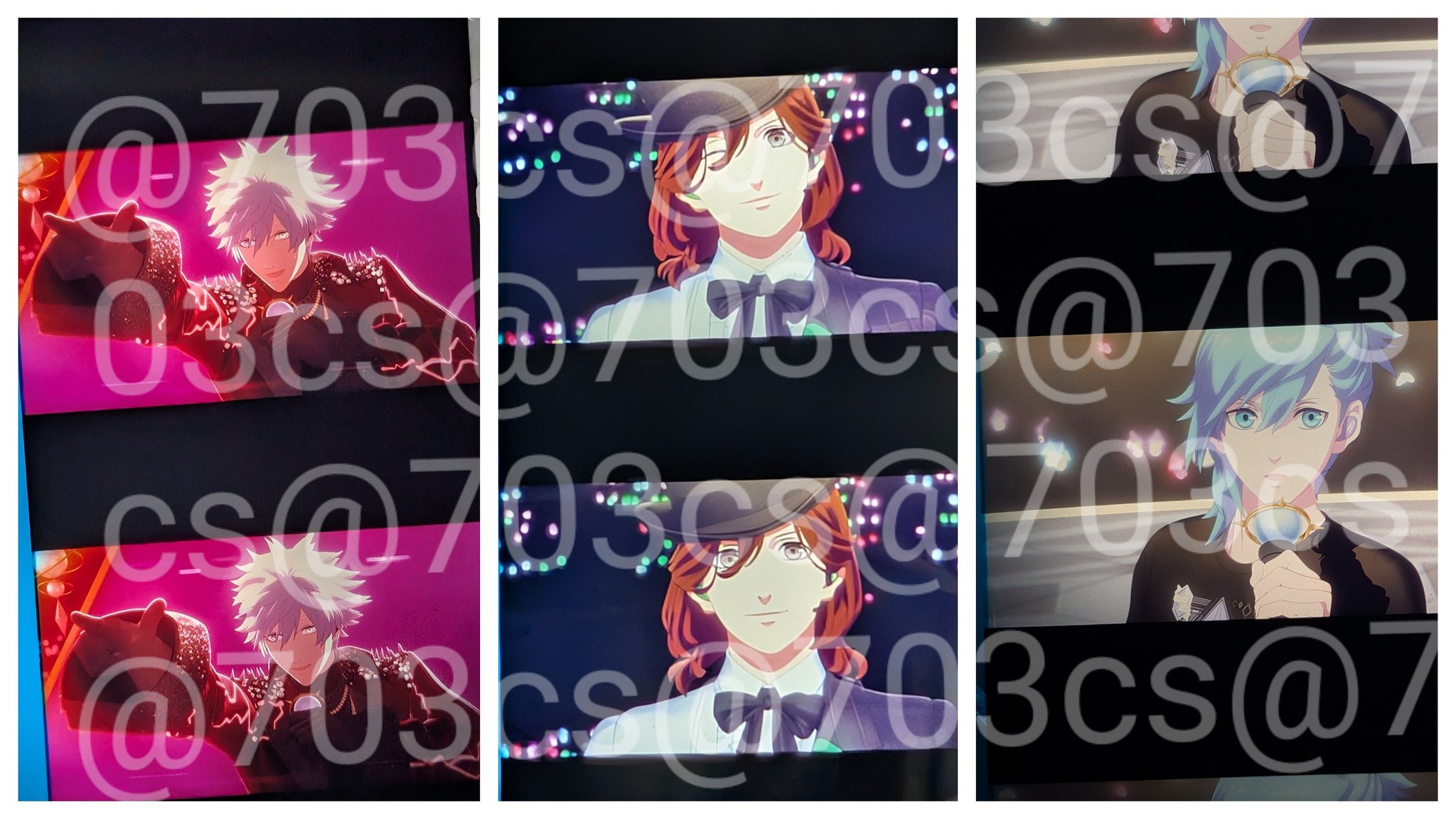 カミュ 藍 蘭丸 ◇ タブナイ 特典 コマフィルム うたプリ MC