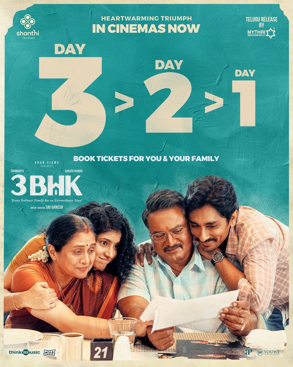 GetsCinema's tweet image. #3BHK - GOING GREAT IN TELUGU - #Siddharth having a GOOD MARKET in Telugu States.