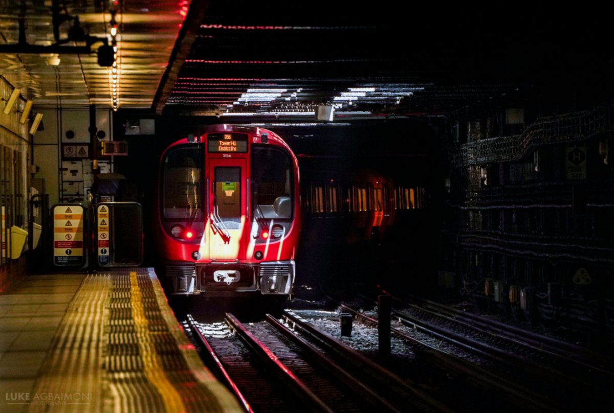 Red and Yellow

I loved capturing the flickering light on the train as it departed Embankment London Underground Station.