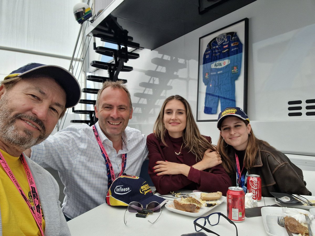 MConstanduros's tweet image. Well that was a #BritishGP to remember. It's not everyday you getting sit and watch a race with an F1 driver. @frentzen_hh