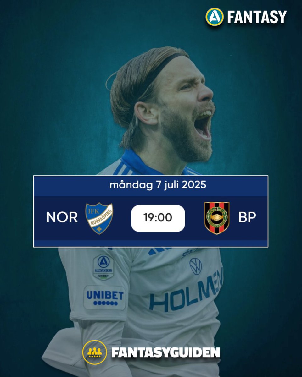 En chans! En match! Att kunna rädda denna omgång!

Vad behöver du från kvällens möte mellan Norrköping - Brommapojkarna? 🫣