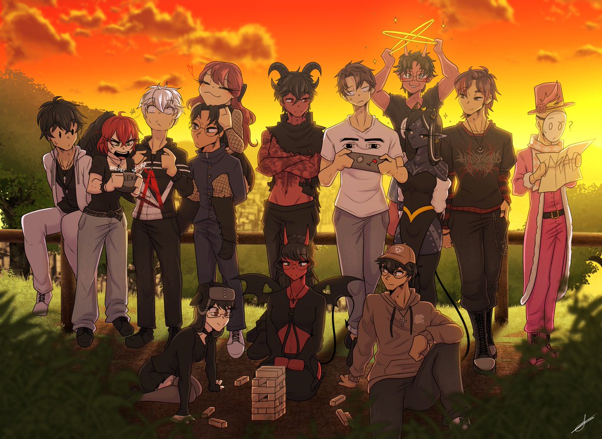 cserula's tweet image. ⠀sting⠀♡.⠀ do you guys freak with my discord server’s banner?
art by Nyx (pookie that’s in my server :3)
also here’s her c0mm info
lauzcominfo.carrd.co