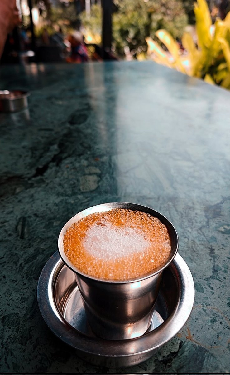 Fresh brew @ Rameshwaram Cafe Hyderabad #RameswaramCafe #CoffeeLover #FilterCoffee