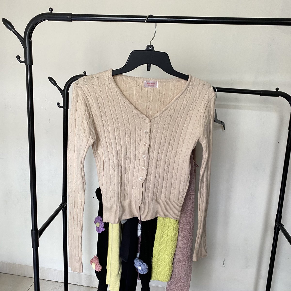 jual cardigan, knitwear solo tweet media