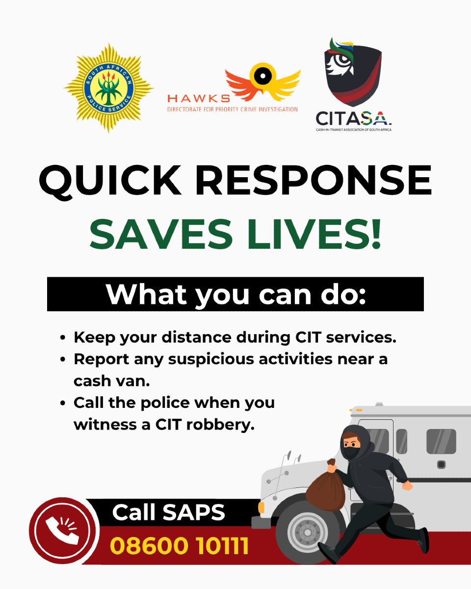 CITASAofficial's tweet image. Quick action can save lives.
Your vigilance makes a difference.
