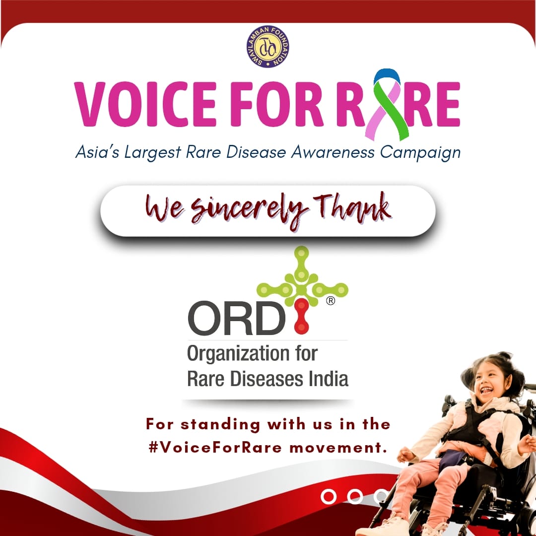 SwavlambanF's tweet photo. हम ORDI – Organization for Rare Diseases India का धन्यवाद करते हैं, जिन्होंने #VoiceForRare अभियान में हमारा साथ दिया।
🌍✨
#VoiceForRare #RareDiseaseAwareness #ORDI #SwavlambanFoundation #ThankYouORDI #TogetherForRare #RareButStrong #InclusionMatters #RareDiseaseIndia https://t.co/m07VGYvzSb