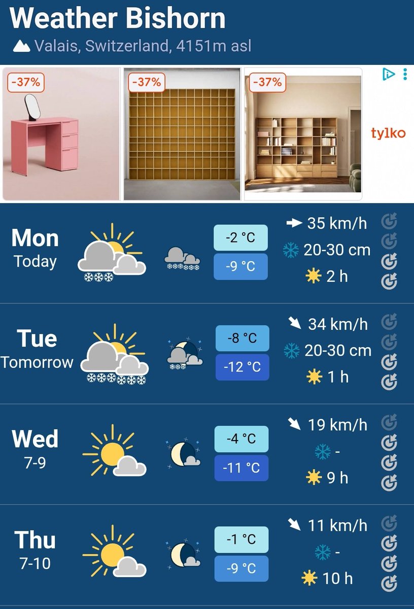 Andy.rooke ππ¬π§ πͺπΊ (@andyrooke38) on Twitter photo V poor forecast, V strong winds, snow accu 40-60cm I can't justify the risk, you don't mess about with Alpine Mountains. We got 3 of 5 done, so I will be back out Next year to do it again! Twice thwarted by weather, but I won't give up.
#AndysAlpineEpic
justgiving.com/page/andrew-ro⦠V poor forecast, V strong winds, snow accu 40-60cm I can't justify the risk, you don't mess about with Alpine Mountains. We got 3 of 5 done, so I will be back out Next year to do it again! Twice thwarted by weather, but I won't give up.
#AndysAlpineEpic
justgiving.com/page/andrew-roβ¦