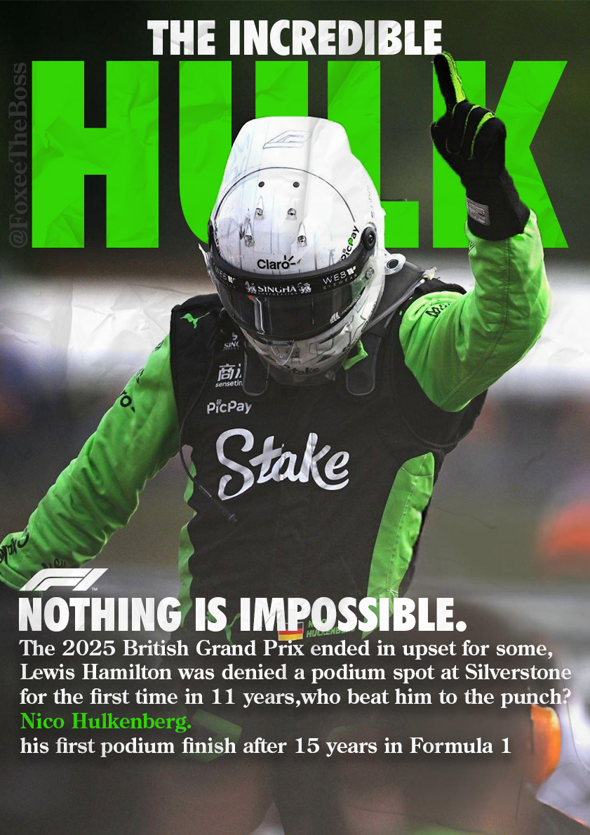 FoxeeTheBoss's tweet image. I may not know that much about F1 quite yet, but I DO know how much this means.