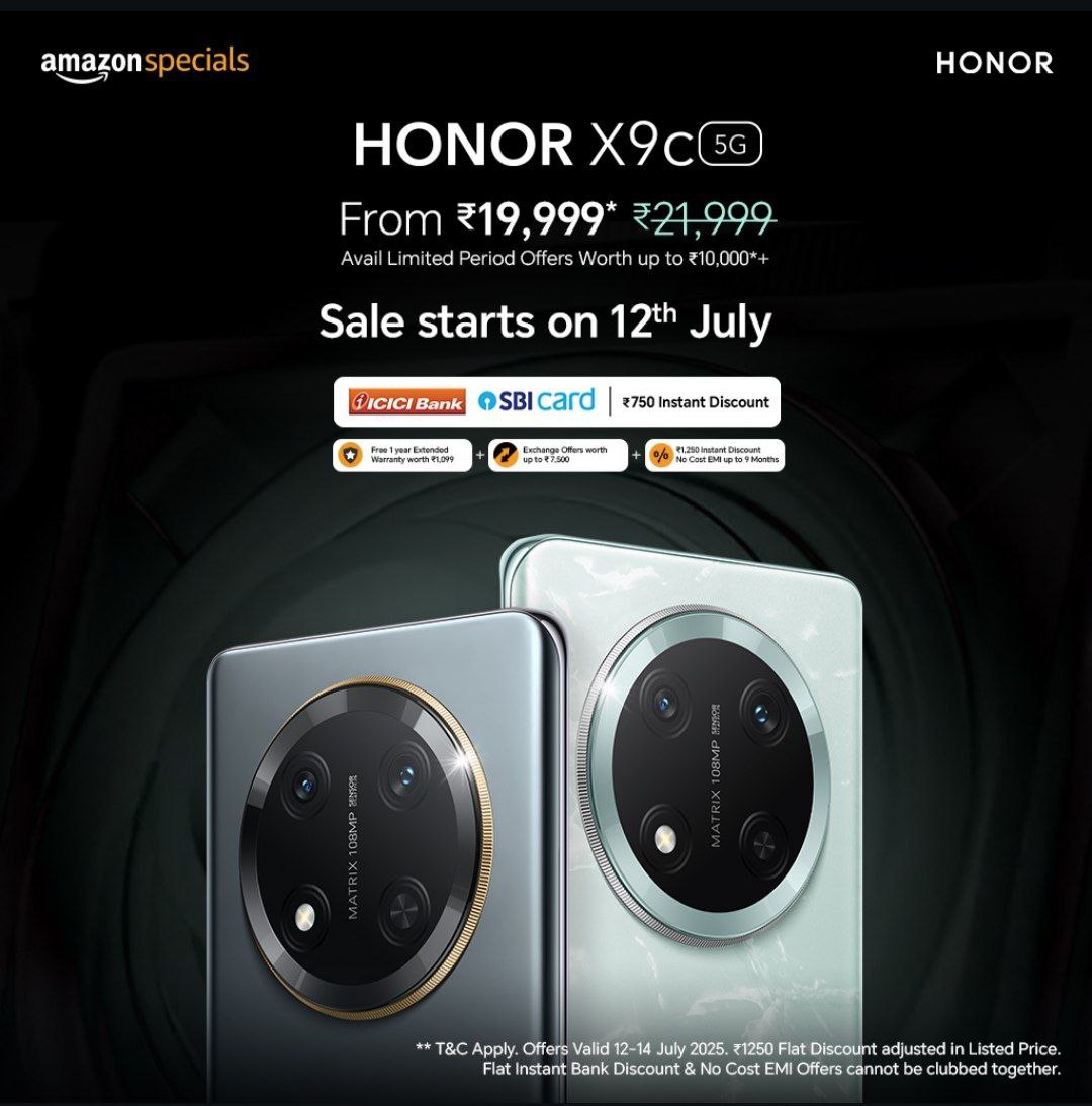 GomawatPro's tweet photo. What if your phone survived your worst drops? India’s first smartphone launched by YOU.
#UnbreakableAISmartphone #HonorX9c #HONORIndia #ExploreHONOR https://t.co/AqMYFOVXtQ