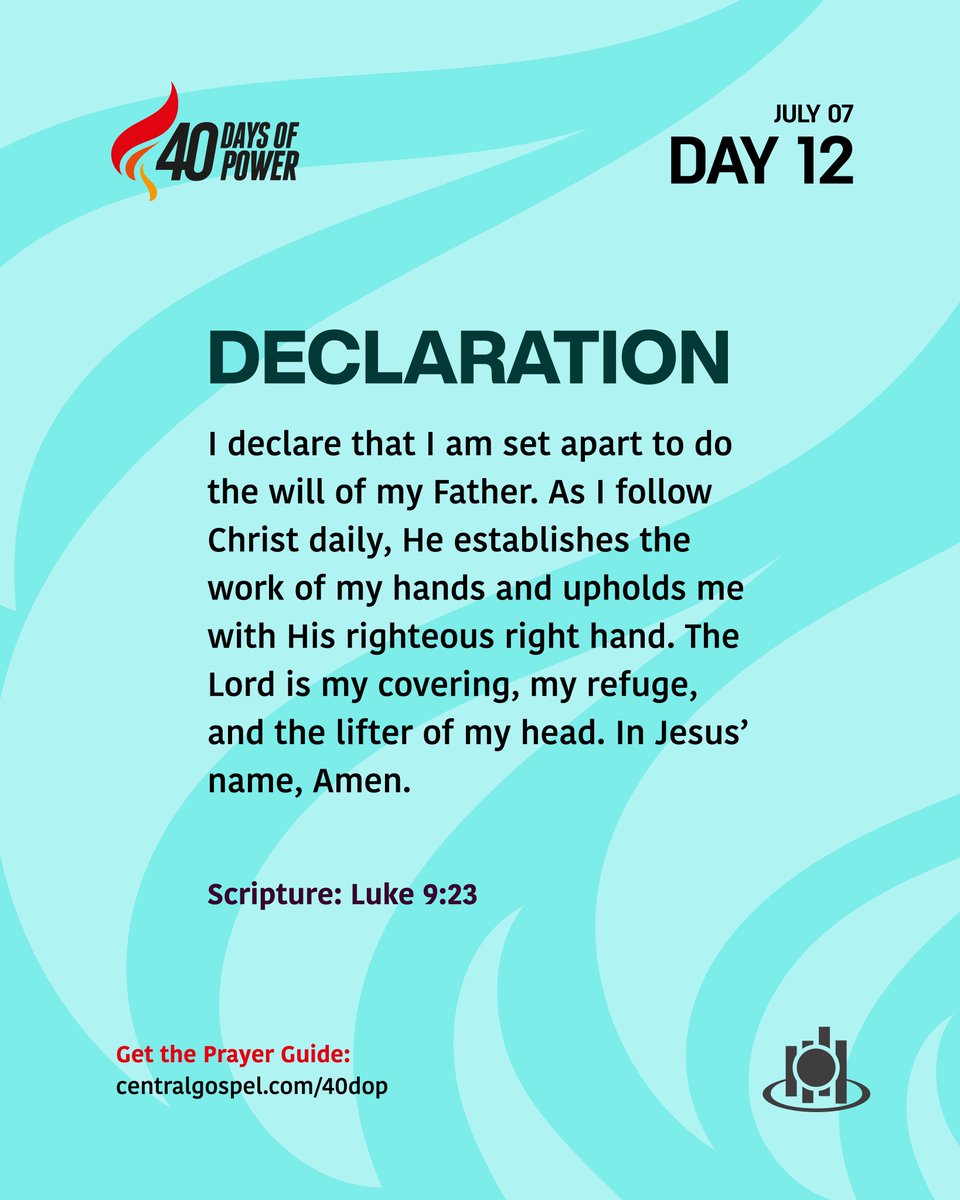 The Lord is our covering 

#40DaysOfPower 
#GW2025