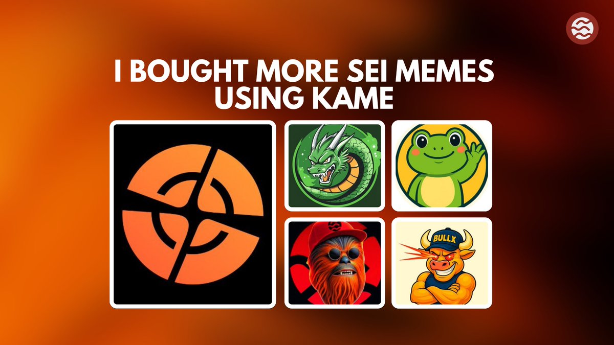 Giga Brainy π΄π¨ (@lucas_hinna) on Twitter photo I still believe <a href="/SeiNetwork/">Sei</a> memecoins can hit new ATHs and easy 50x.
I used <a href="/kame_agg/">Kame Aggregator</a> to buy more $SEI memecoins. Kame is the Dex Aggregator on Sei.
I bought <a href="/ShenronOnSei/">Shenron π</a> and <a href="/FrogOnSei/">Froggy</a> , 2 memes I believe can reach $1-$5 million market cap soon. Both Shenron's and Frog's I still believe <a href="/SeiNetwork/">Sei</a> memecoins can hit new ATHs and easy 50x.
I used <a href="/kame_agg/">Kame Aggregator</a> to buy more $SEI memecoins. Kame is the Dex Aggregator on Sei.
I bought <a href="/ShenronOnSei/">Shenron π</a> and <a href="/FrogOnSei/">Froggy</a> , 2 memes I believe can reach $1-$5 million market cap soon. Both Shenron's and Frog's