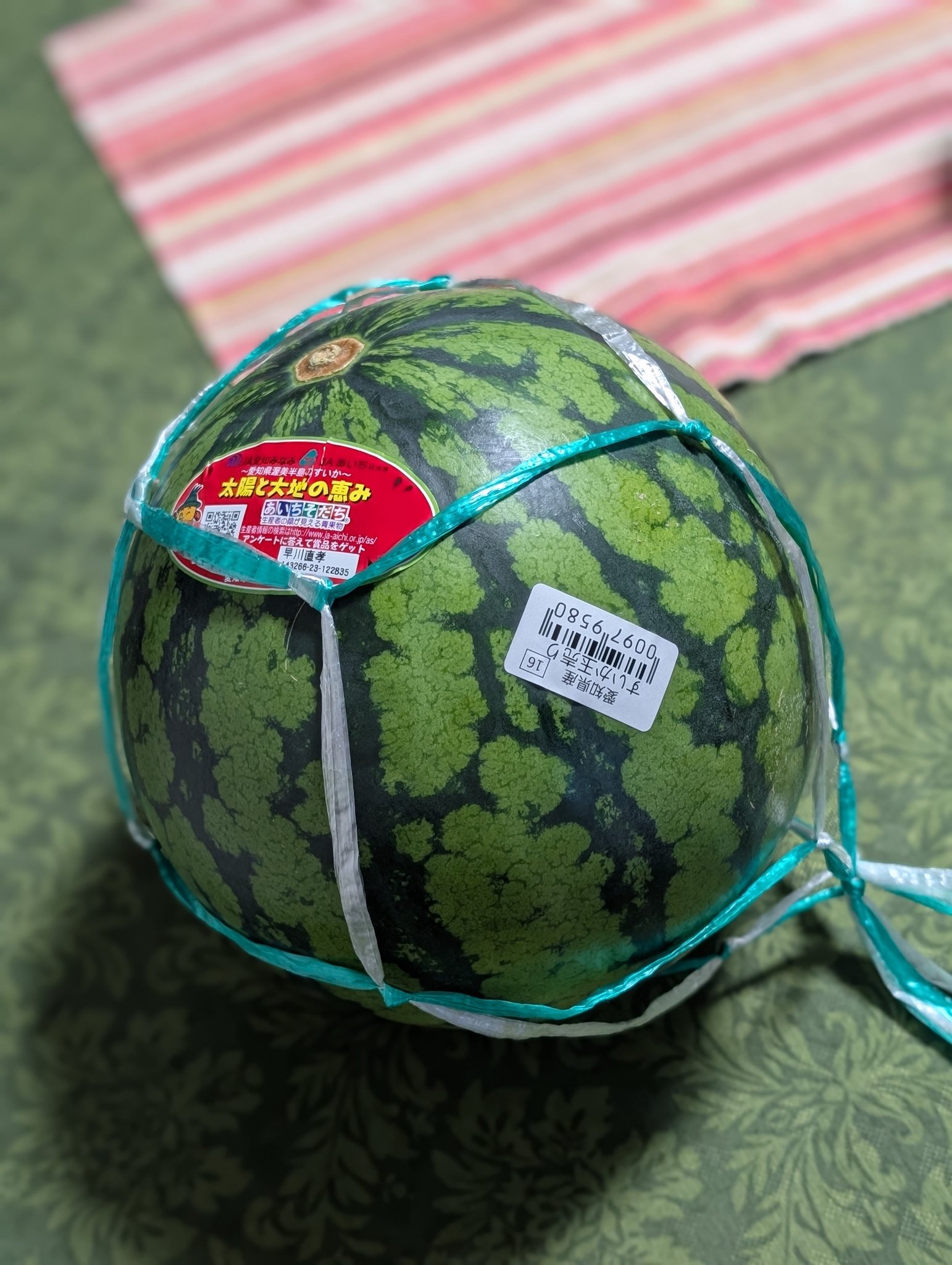 スイカ 熊本県より産地直送 JA熊本市 黒小玉スイカ(ひとりじめBONBON