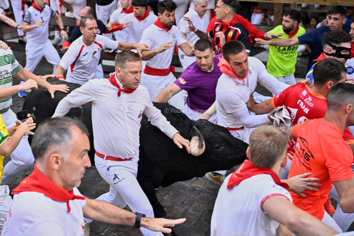 La ganadería de Fuente Ymbro ha protagonizado el primer encierro de #SanFermín2025 

2025-07-07
© Pablo Lasaosa