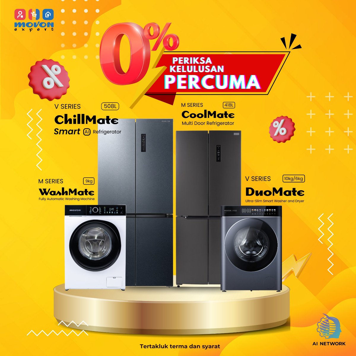 “Boleh ke saya apply ni?”
Ramai tanya… jawapan dia:
✅ BOLEH &amp; PERCUMA je untuk semak kelayakan!

Kalau lulus, terus boleh pasang barang 
🚚 Free pemasangan
💸 RM1 je untuk mula
🧺 Washer Dryer | ❄️ Peti Ais Smart
📱 Nak saya semak sekarang? Klik sini je: wa.me/60143544375