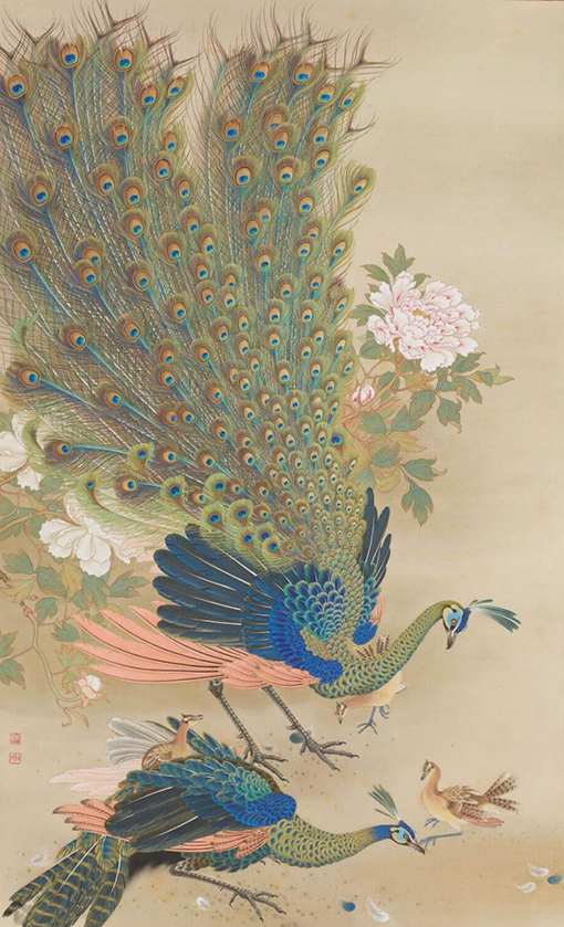 渡邊晨畝『慈愛』昭和11年(1936年) 皇居三の丸尚蔵館蔵 ※前期展示

郡山市立美術館（福島県）にて「皇室を彩る美の世界 —福島ゆかりの品々—」開催中です。
2025年7月5日（土）～8月31日（日）