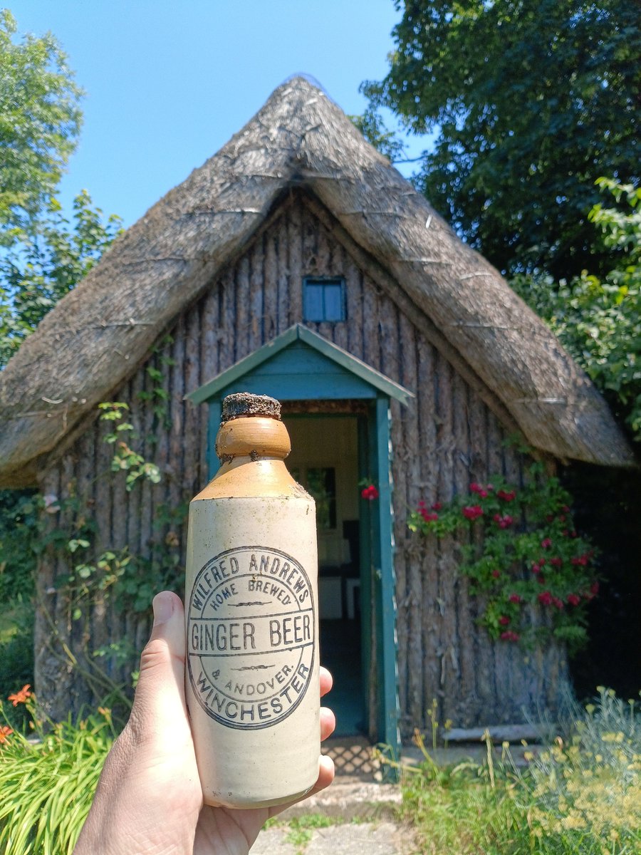 Was on the Oakley Beat of the River Test recently and found this old ginger beer bottle in the river from 1902 perhaps F.M. Halford, the "father of modern dry fly fishing" took a sip from it.