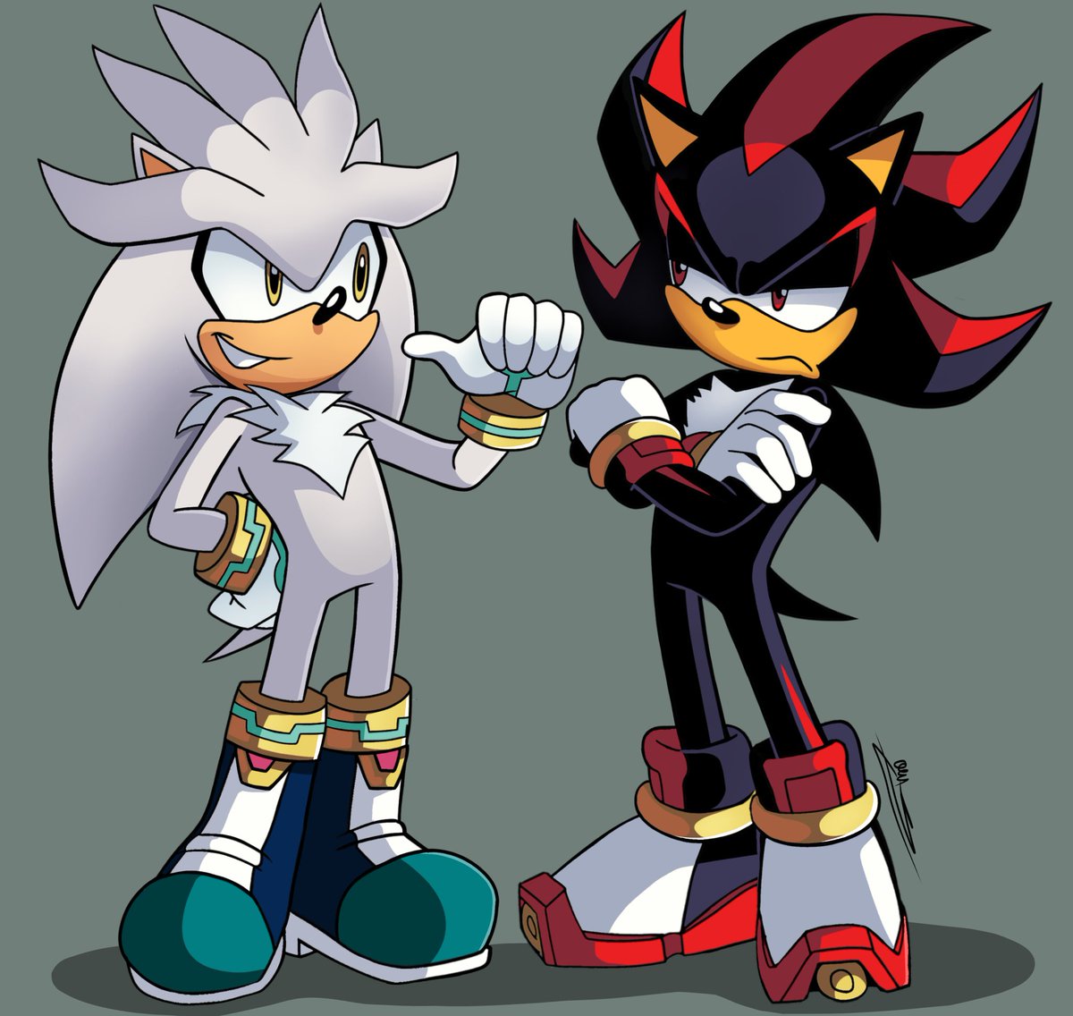 silvers_rings's tweet image. Two of my favorites: #ShadowTheHedgehog and #SilverTheHedgehog ❤️ — #SonicTheHedgehog