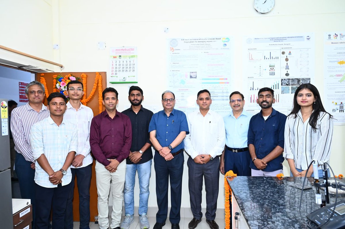 iitroorkee's tweet image. IIT Roorkee launches the Biomass and Biochar Research Lab (BBRL) under the Hydro & Renewable Energy Dept to drive sustainable energy, biomass utilization & low-carbon tech via thermochemical & biochemical processes.
#IITRoorkee #BBRL #Biochar #SustainableEnergy #WasteToValue