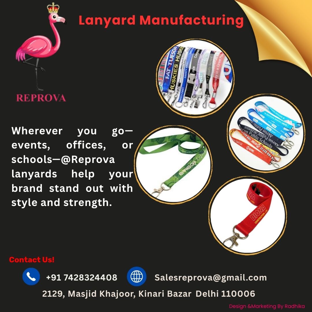 reprova42063's tweet image. From schools to corporate events—we craft premium lanyards that last.
✨ Durable. Customizable. On-brand. Always.
#CustomLanyards #BrandEssentials #MadeInIndia
