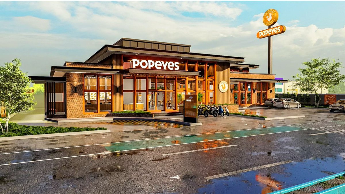 Popeyes now open to franchising investors in the Philippines. The company says the Philippine unit is the world's number 1 Popeyes based on transactions.
📷Popeyes