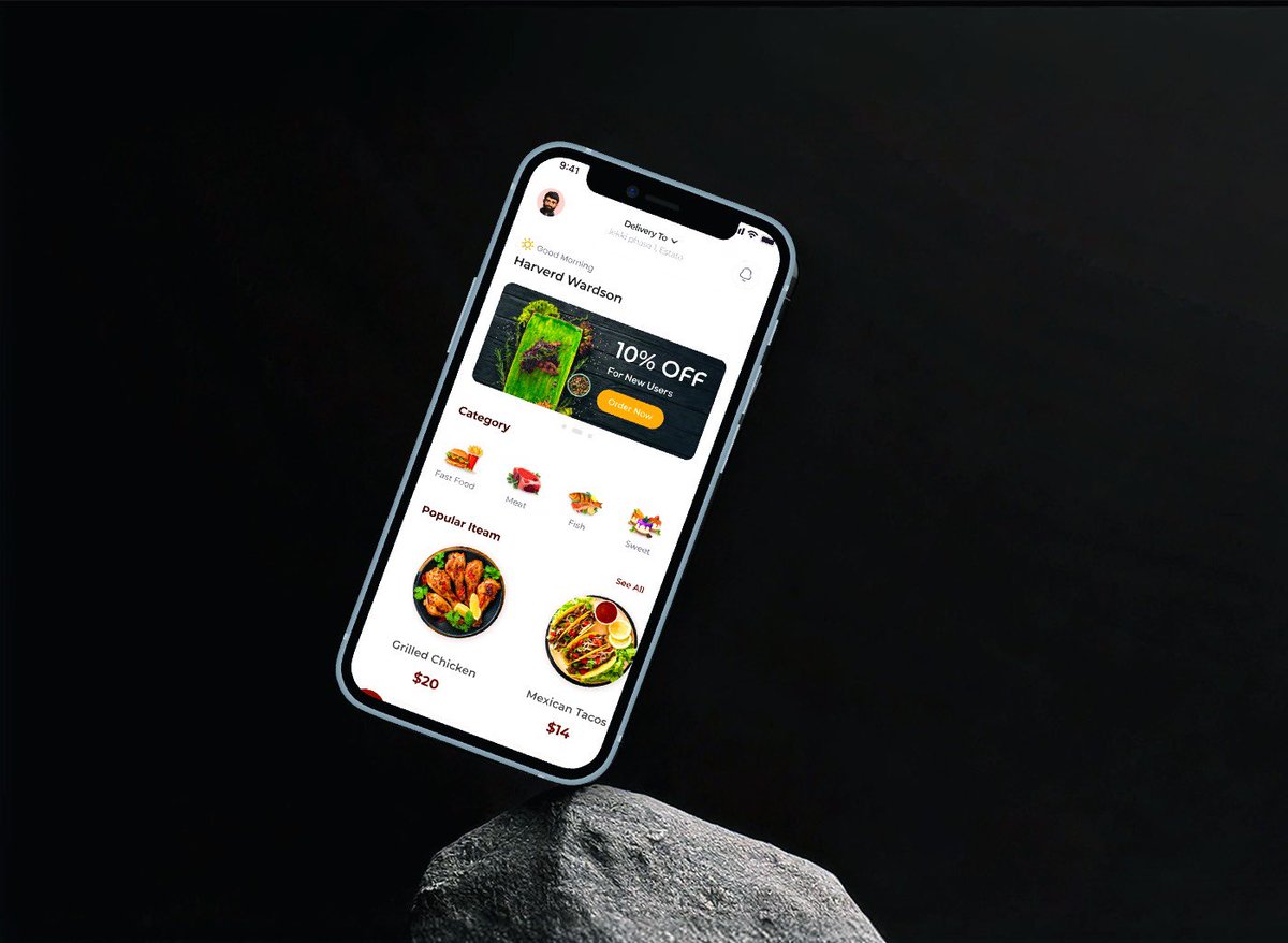 ByteEngineers's tweet photo. Check out letest Custom Food Delivery App Project. Visit us: https://t.co/17C8tH7vQq https://t.co/QfvqQDgaHV