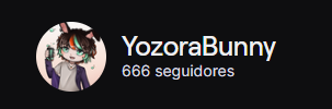 ER DIABLO, ETE CONEJO TA LOCO

Se llegó! Fue duro pero... Al fin se pudo, toca celebrarlo (spoiler, siempre que digo esto termina en flop) Bueh, muchísimas gracias por esos 666... Ahora tocan los 777!

twitch.tv/yozorabunny