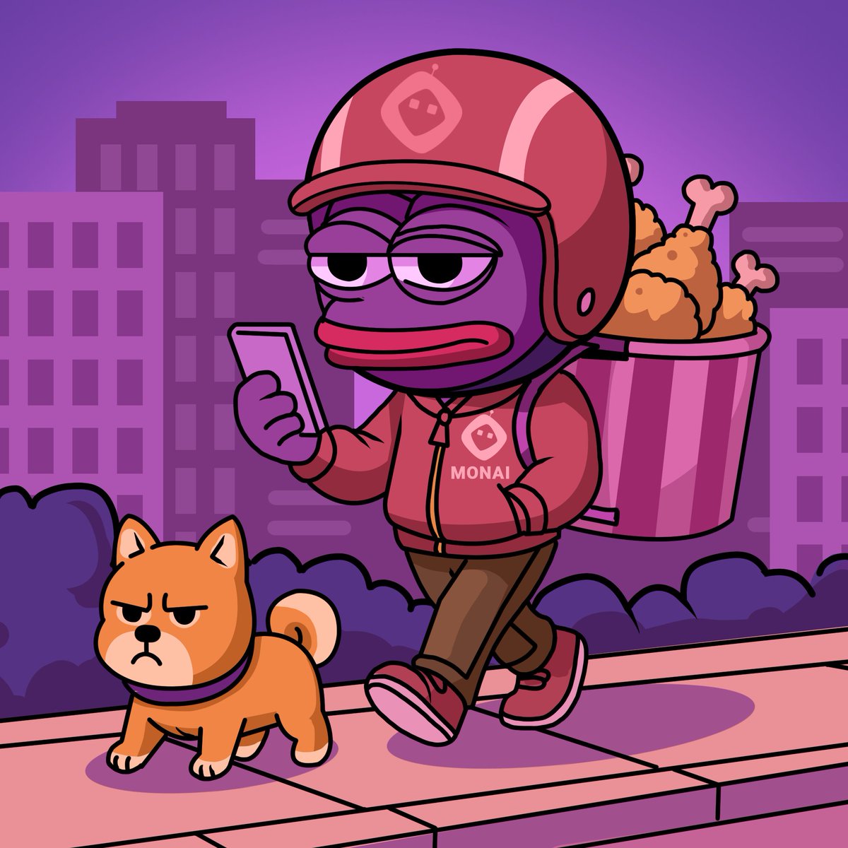 MonAIgg's tweet image. if you see someone walking the dog, scrolling X, and farming airdrop…

that’s a MonAI user