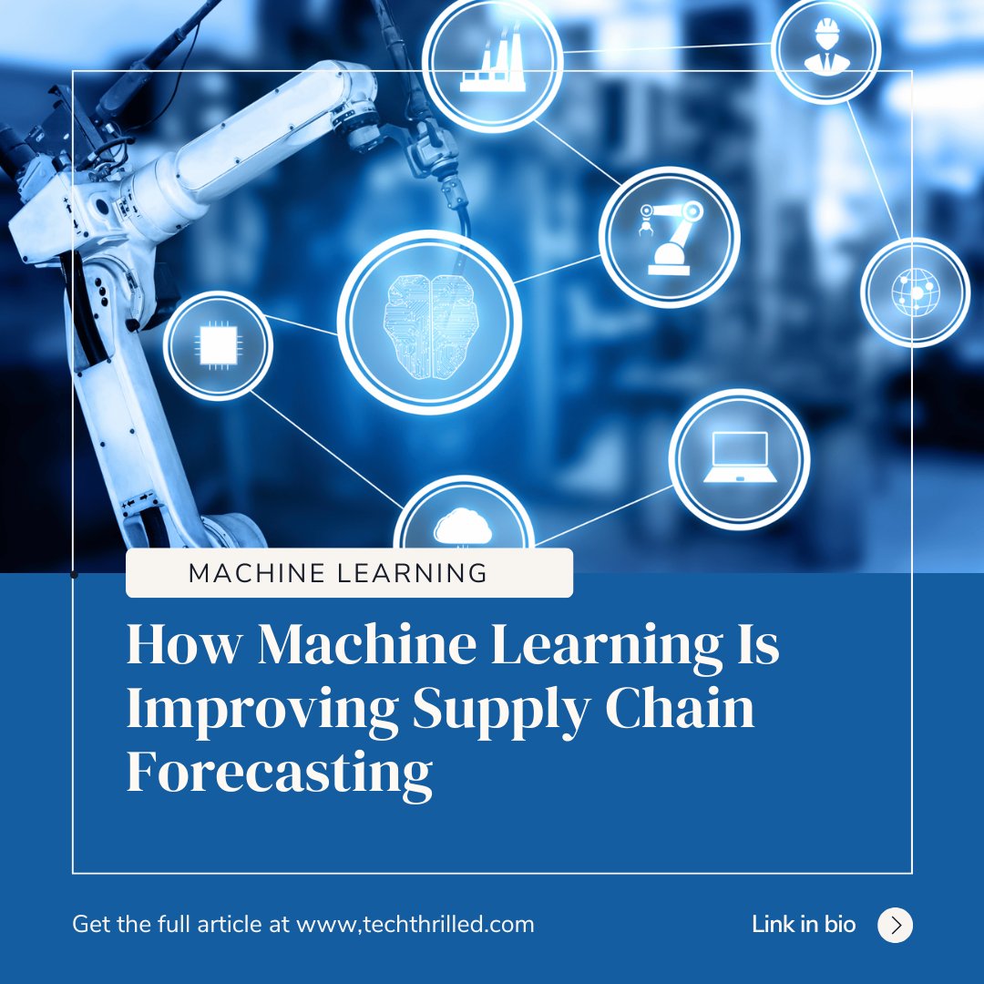 tech_thrilled's tweet image. 📦🤖 How Machine Learning Is Transforming Supply Chain Forecasting 📊🚛

Full story 👉 techthrilled.com/how-machine-le…

#MachineLearning #SupplyChain #SmartForecasting #InventoryManagement #BusinessTech #MLinBusiness #RetailInnovation #FutureOfWork #📦📈💼