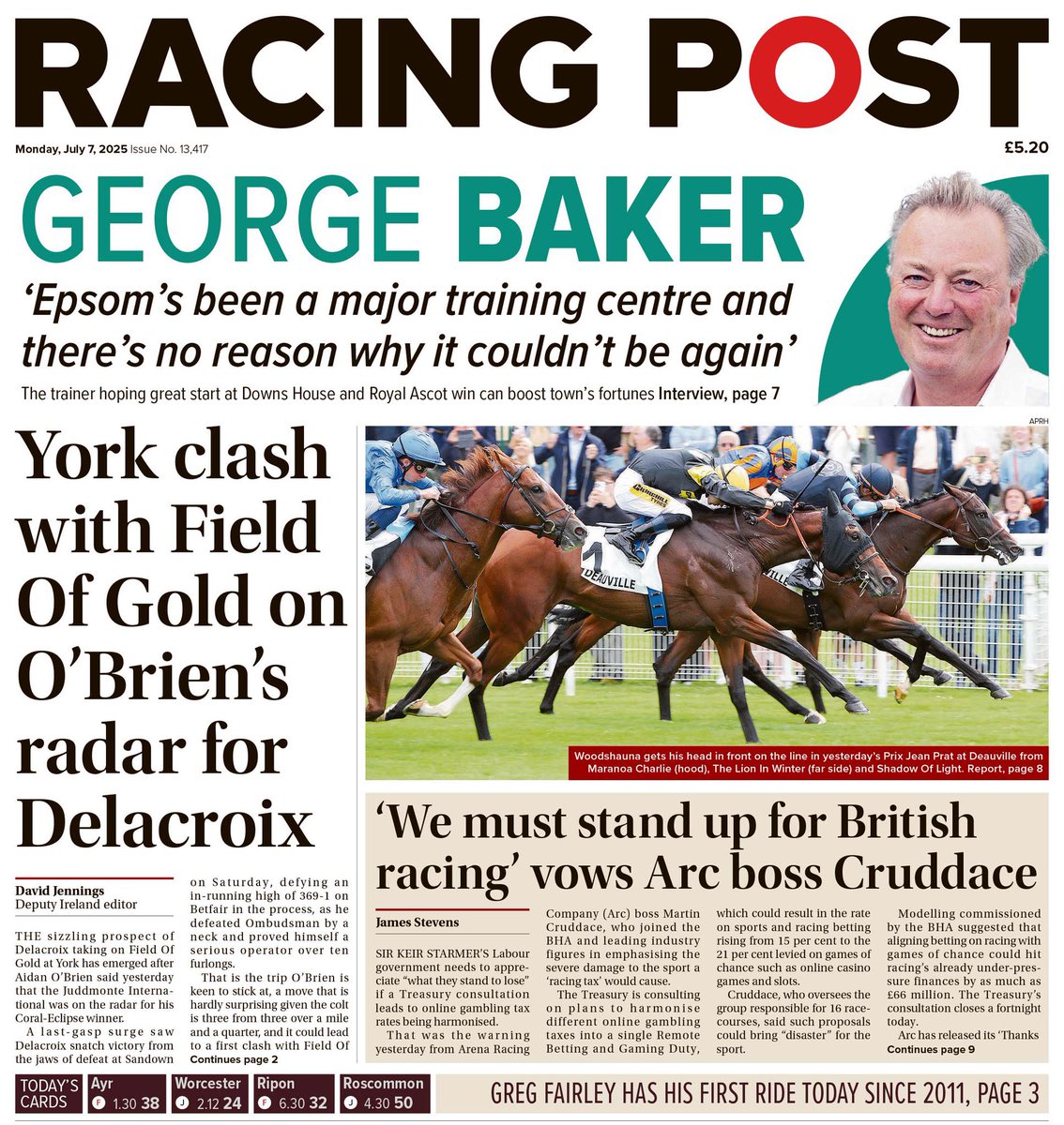 In today’s <a href="/RacingPost/">Racing Post</a> 🗞️