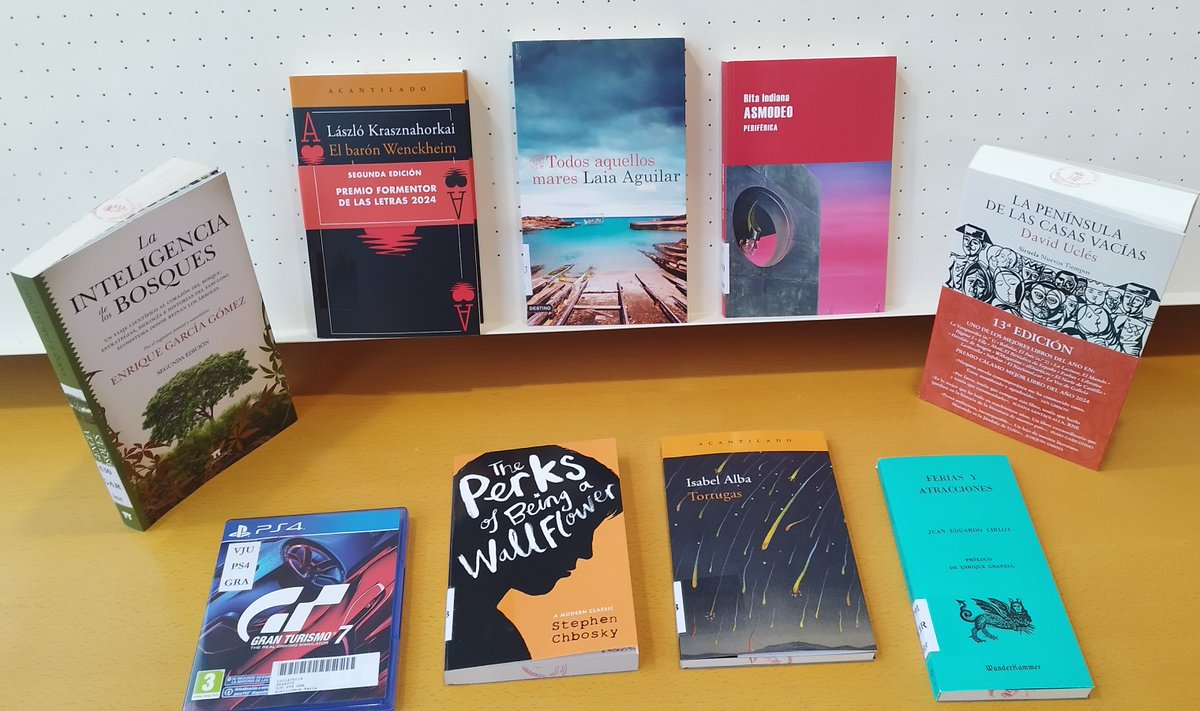 ¡Última semana de novedades en la Biblioteca Isaac Albéniz! Volvemos el 18 de agosto (Recordad que la Biblioteca Gloria Fuertes sí abre todo el verano). 
Para haceros más amena la espera, os podéis pasar a por cualquiera de estos libros.