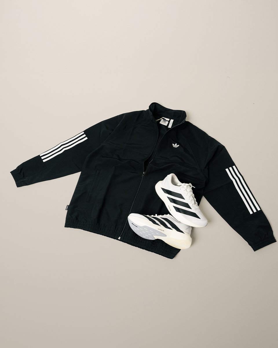 sidestep_SA's tweet image. Level up your look with the adidas Originals Skateboarding Gatsele Track Top and the sleek adidas Adizero Evo SL. Clean. Classic. Effortless.
Available online & in store while stocks Last!
T's & C's apply.
#cultureforward #sidestep #fashion #sidestepstyle #SSstyle