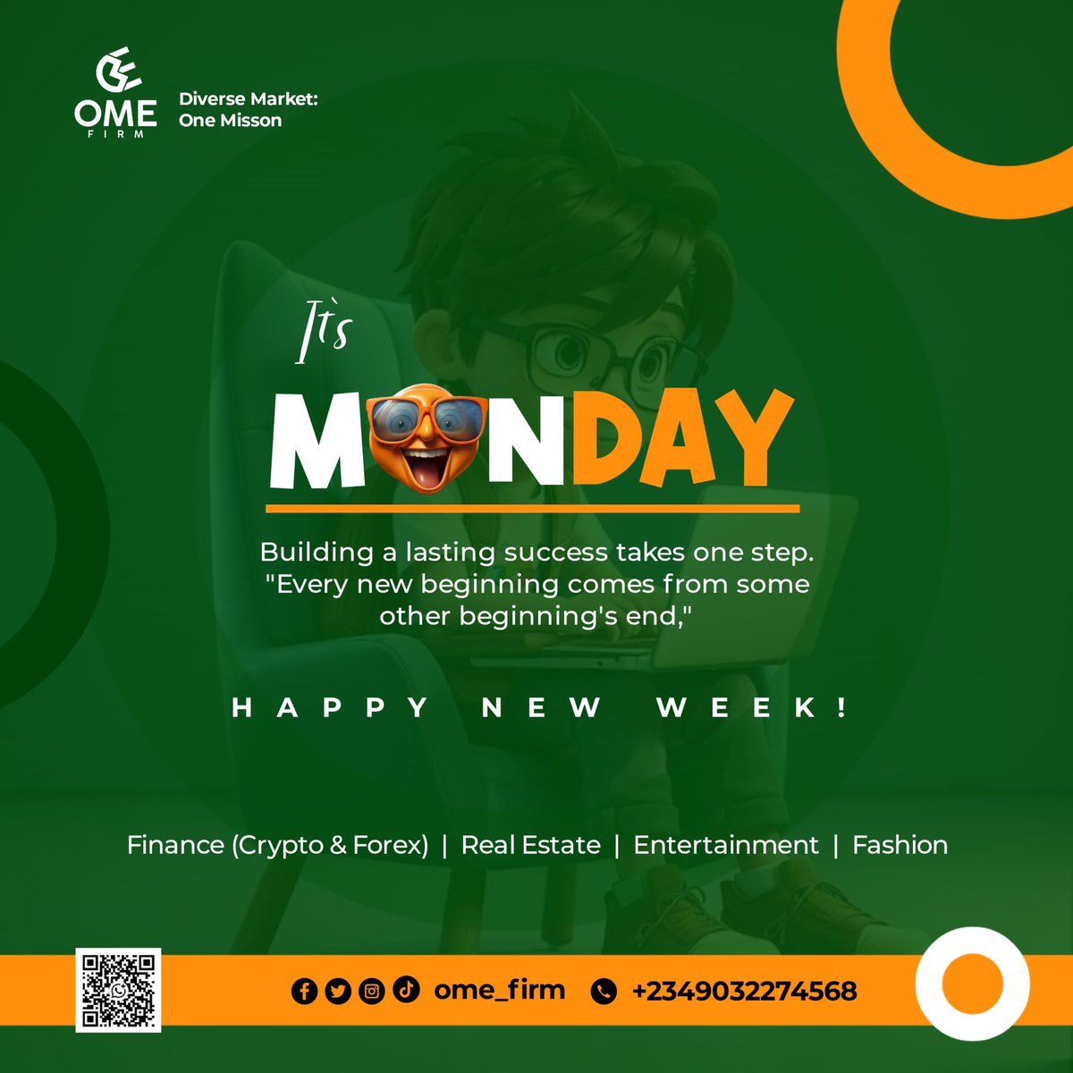 It’s Monday. The beginning of a profitable week